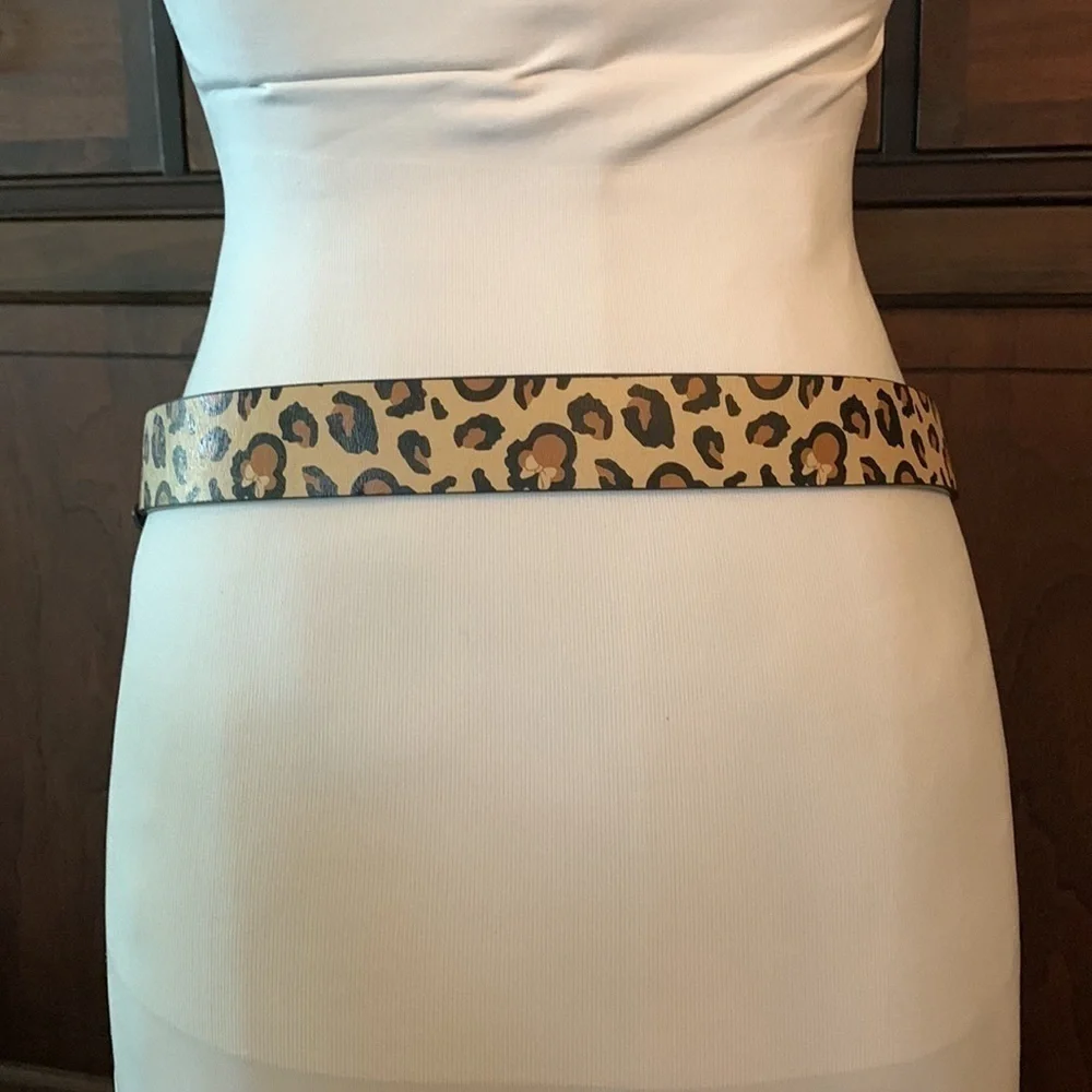 Disney girls belt animal print 41” long